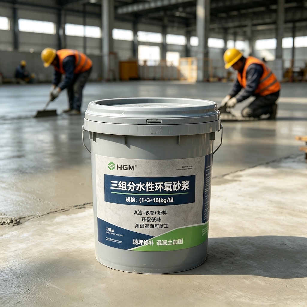 清河门三组份水性环氧砂浆